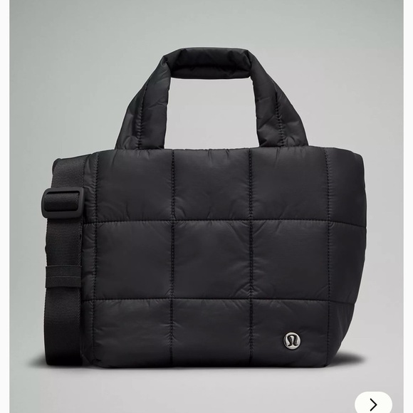 Lululemon Black Quilted Tote - Picture 1 of 3